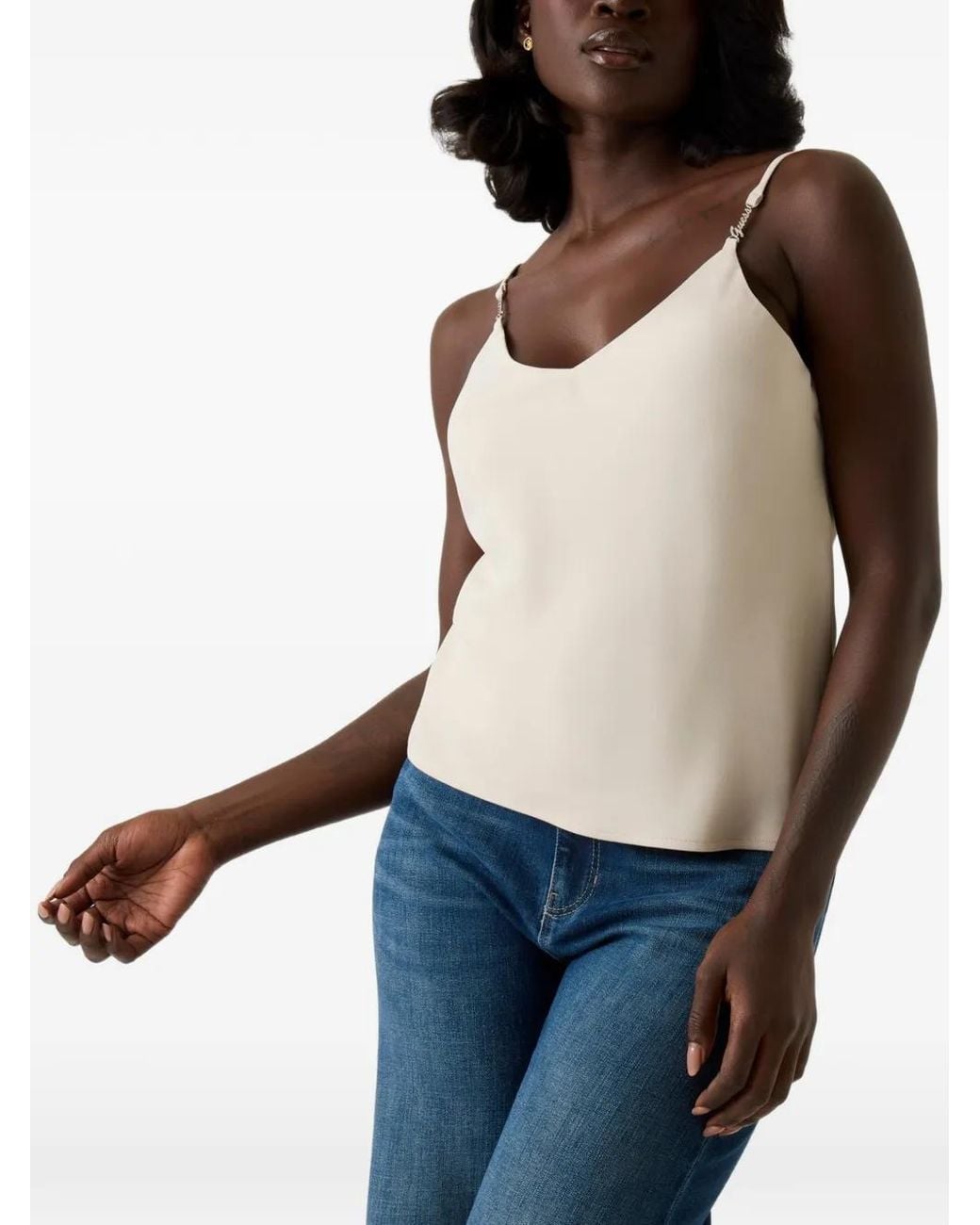 Guess Blue V-Neck Camisole Top