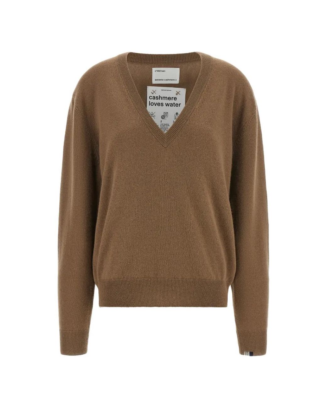 Extreme Cashmere Brown Pull Nº 492 Ben À Col V