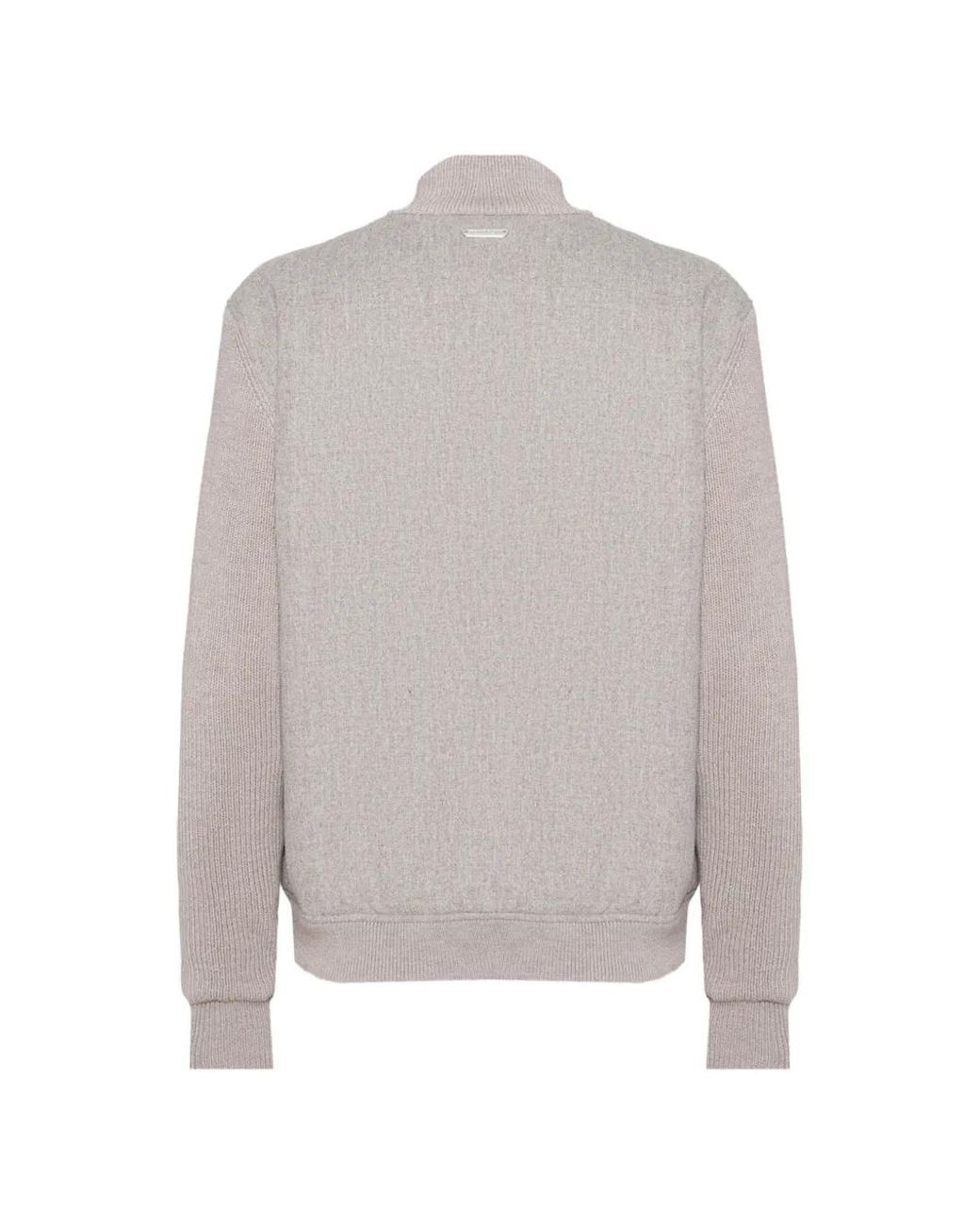 Tombolini Gray Button-Down Jacket for men