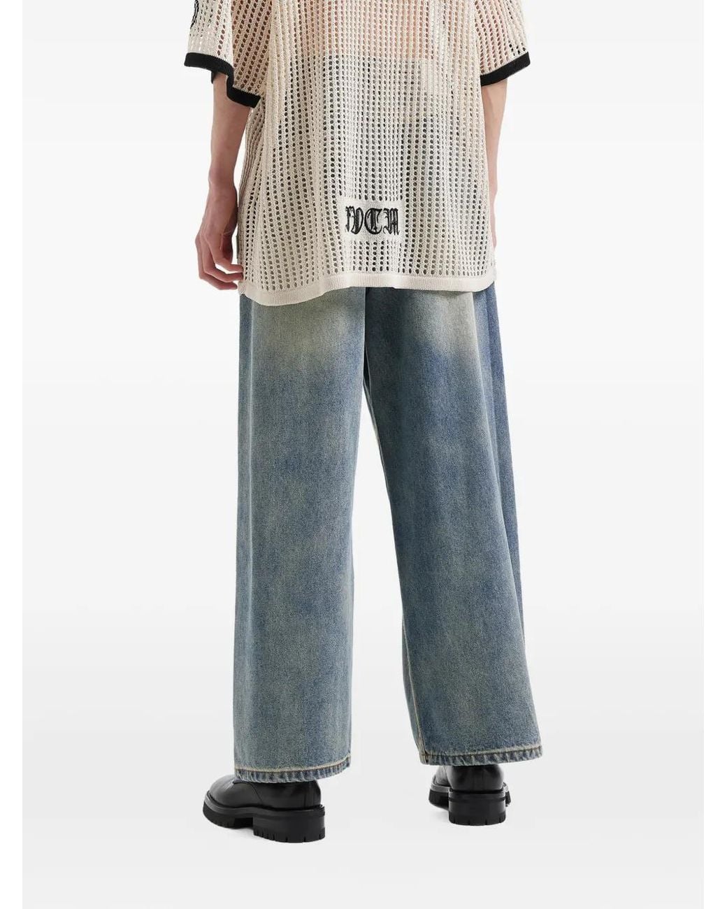 Jean À Effet Usé FIVE CM pour homme en coloris Blue