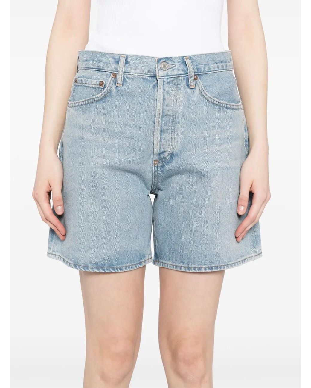 Agolde Dame Shorts in het Blue