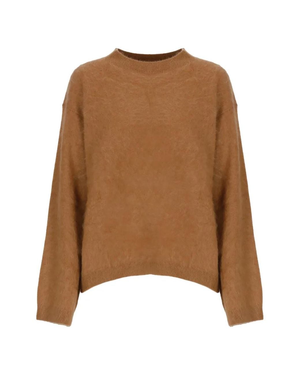 Kangra Brown Brushed Cashmere Sweater