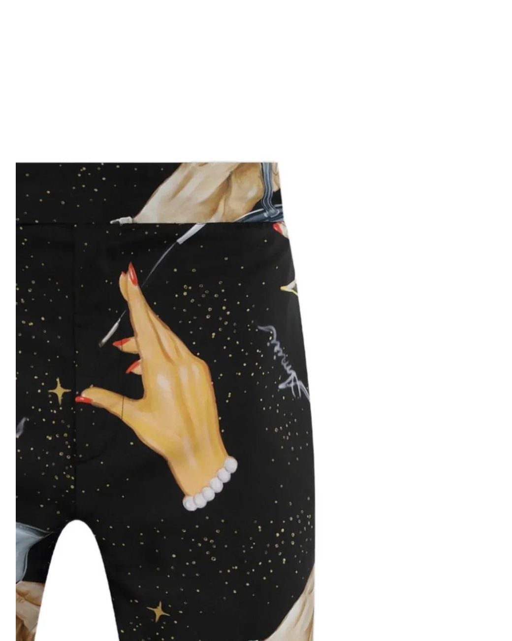 Amiri Black Printed Trousers for men