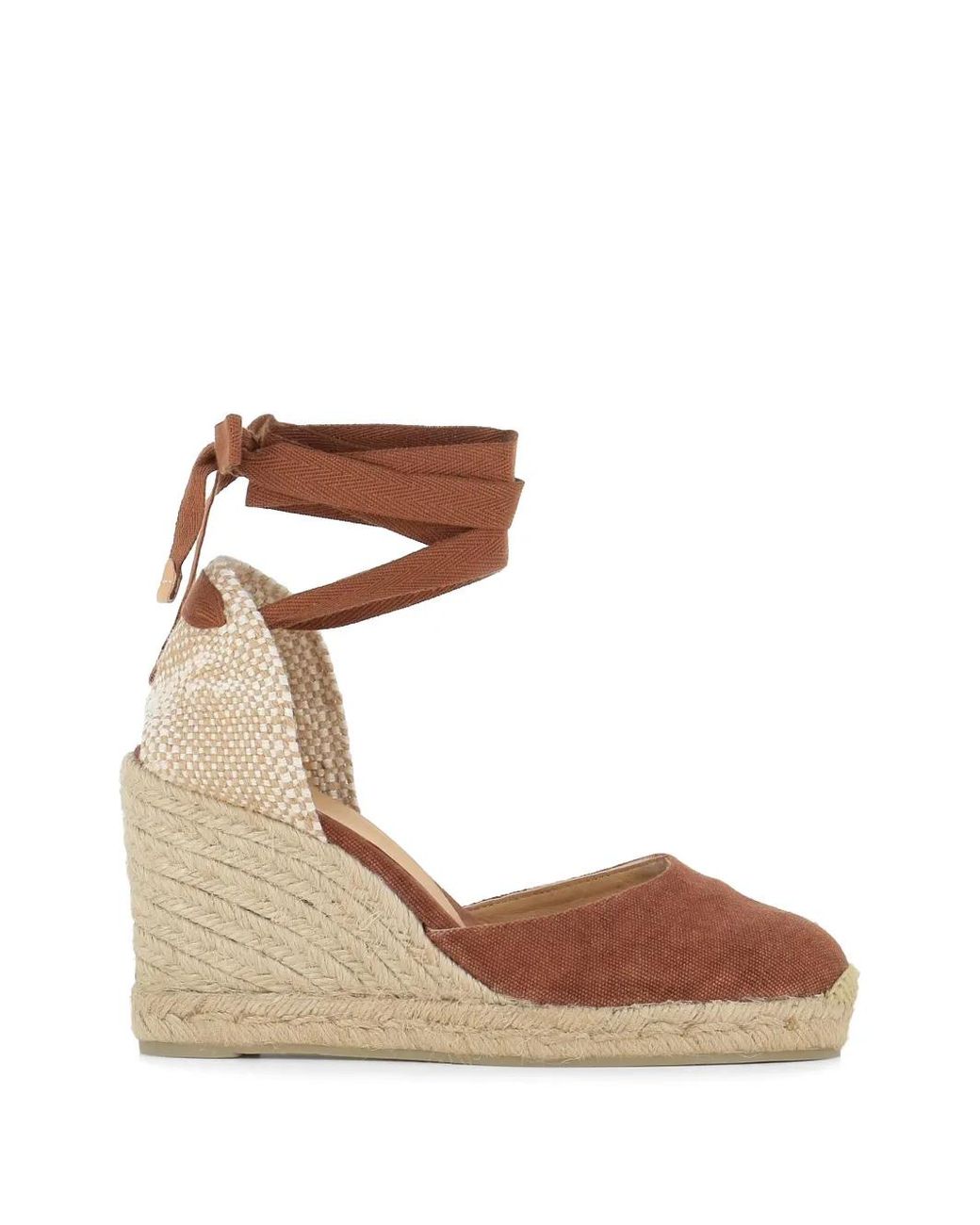 Castaner Brown Carina Wedge Espadrilles