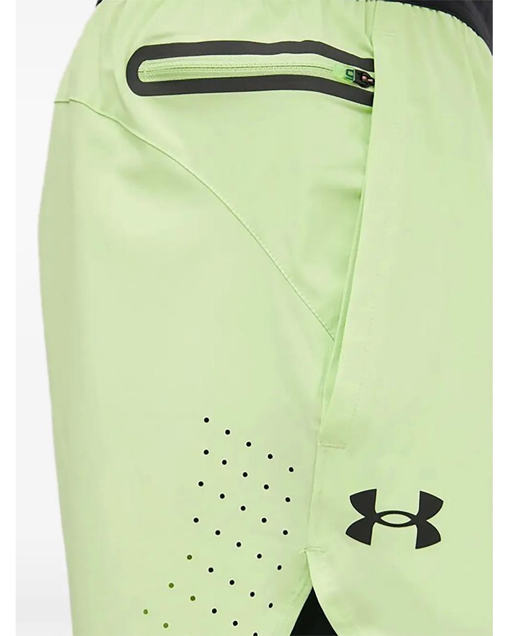 Under Armour Blue Ua Vanish Elite Perforated Logo Shorts for men