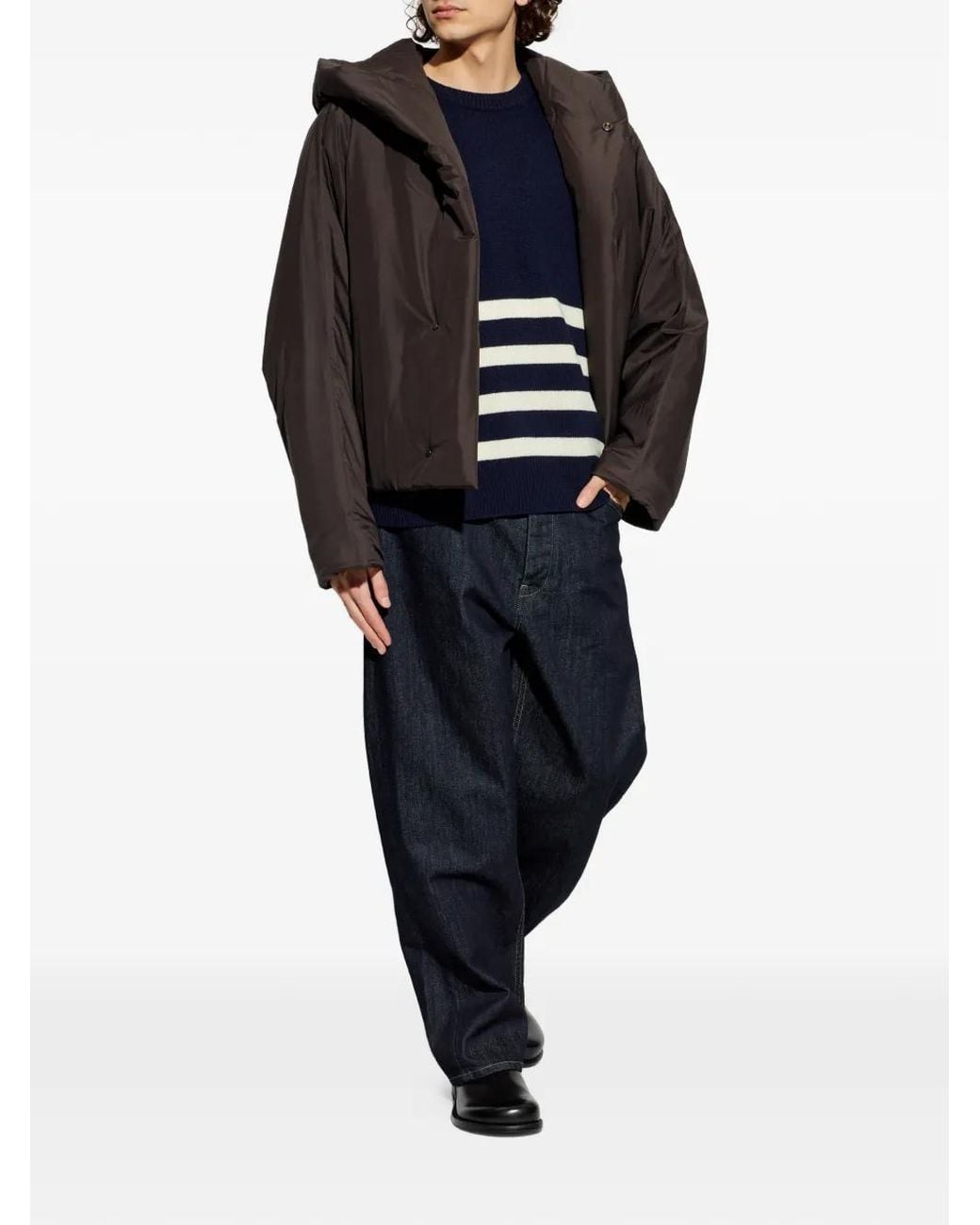 Jil Sander Blue Button-Fastening Jeans for men
