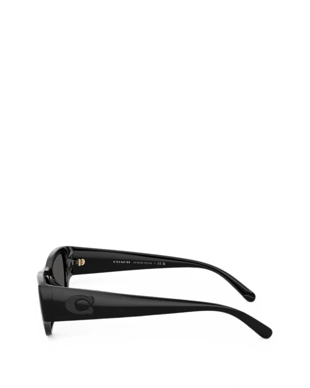 COACH Black Cfu16 Cat-Eye Sunglasses