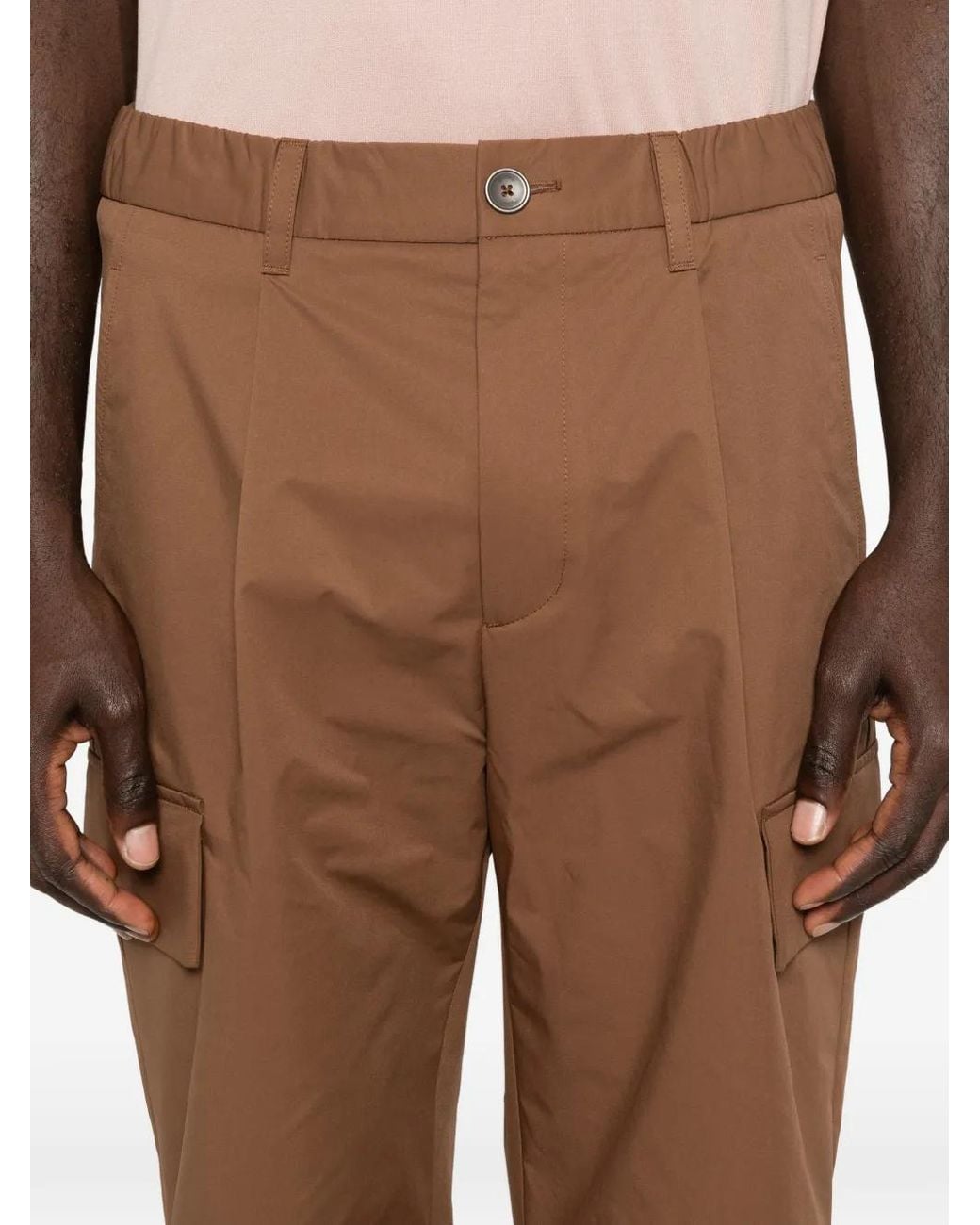 Herno White Elasticated-Waist Track Pants for men