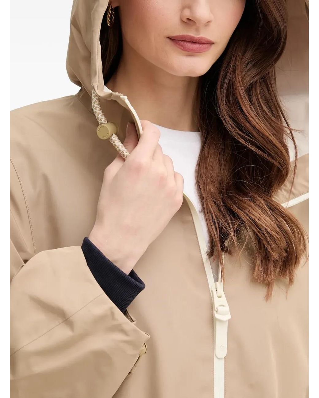 Mackage Natural Mekelle-Z Hooded Drawstring Parka Coat