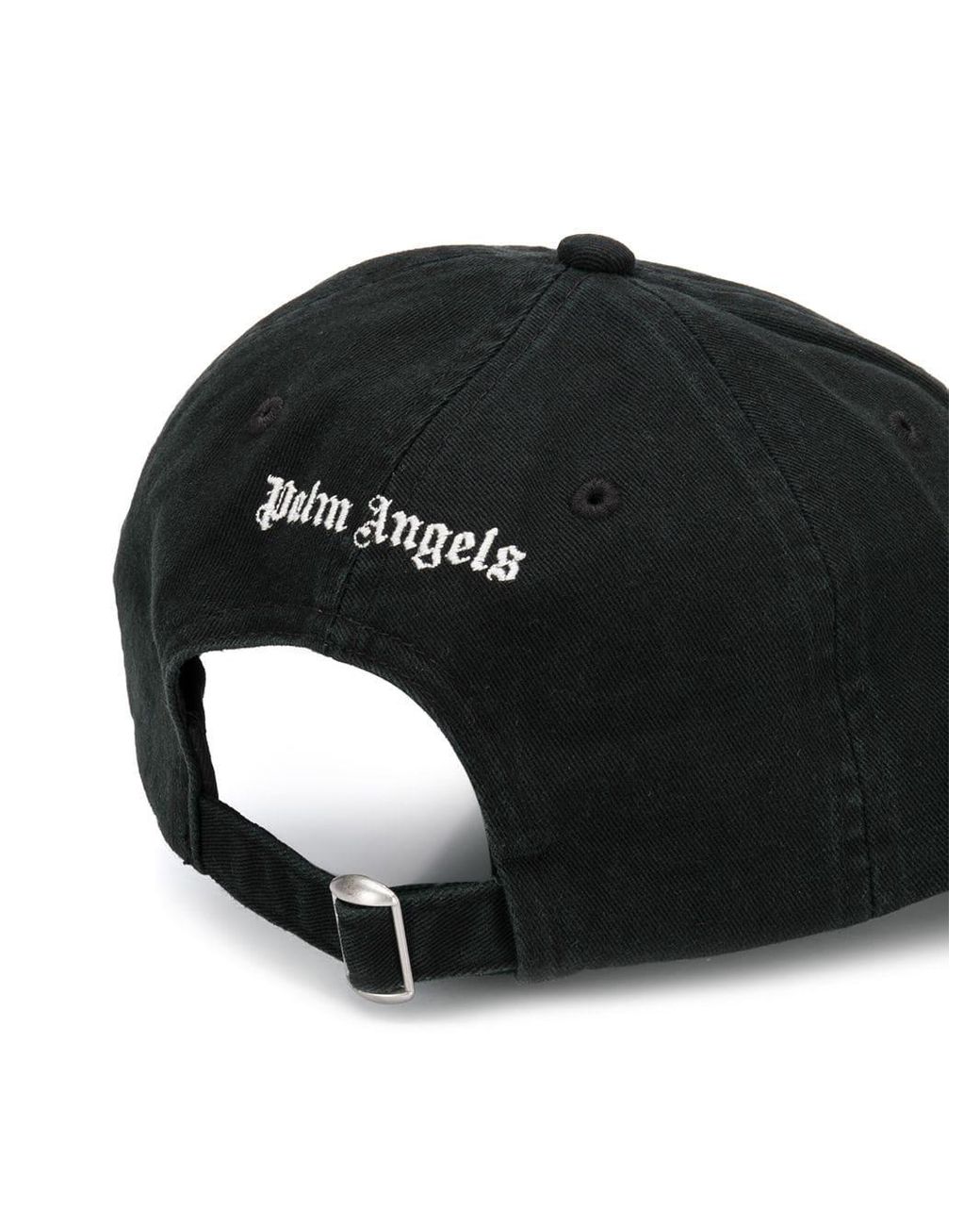 Caps & Mützen Herren Accessoires Hüte Palm Angels Baumwolle Baseballkappe Aus Baumwolle Mit Logo in Schwarz für Herren 