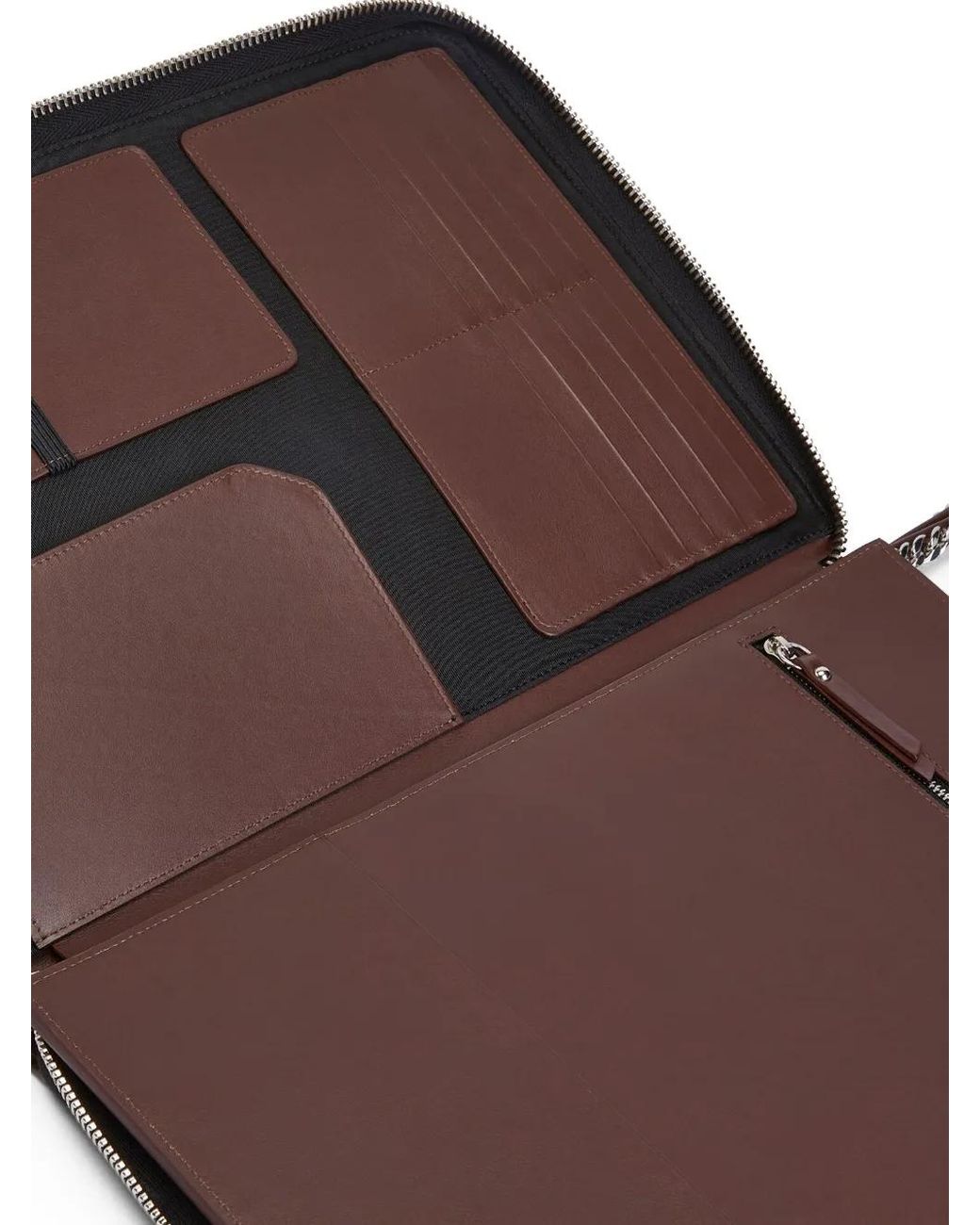 Giuseppe Zanotti Brown Aymeric Chain-Strap Tablet Case for men