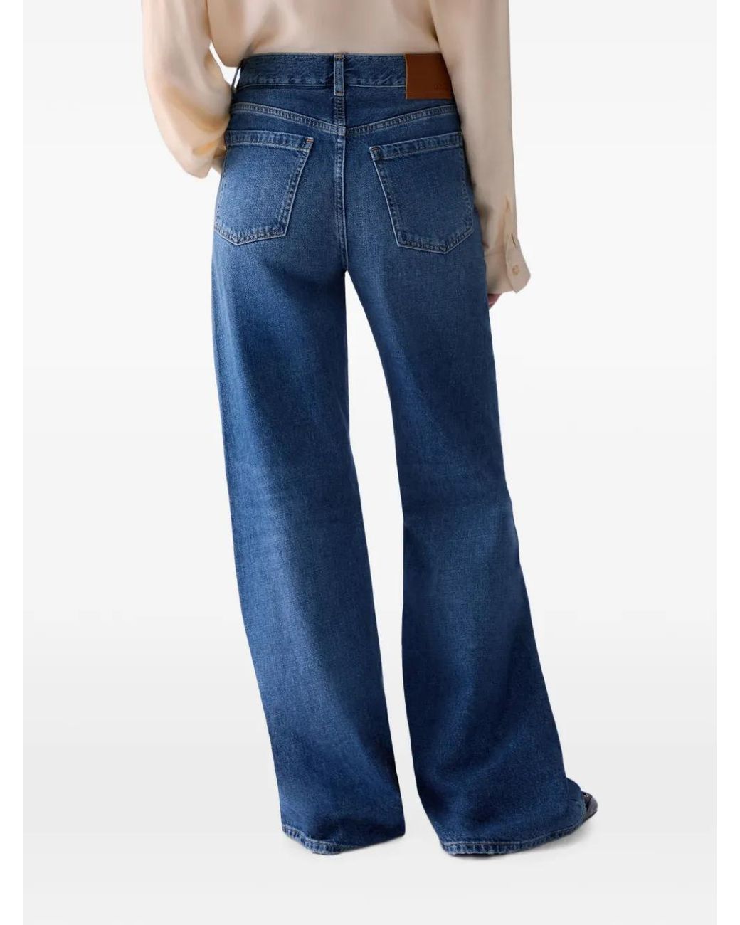 Liu Jo Blue Flare Jeans With Bandana