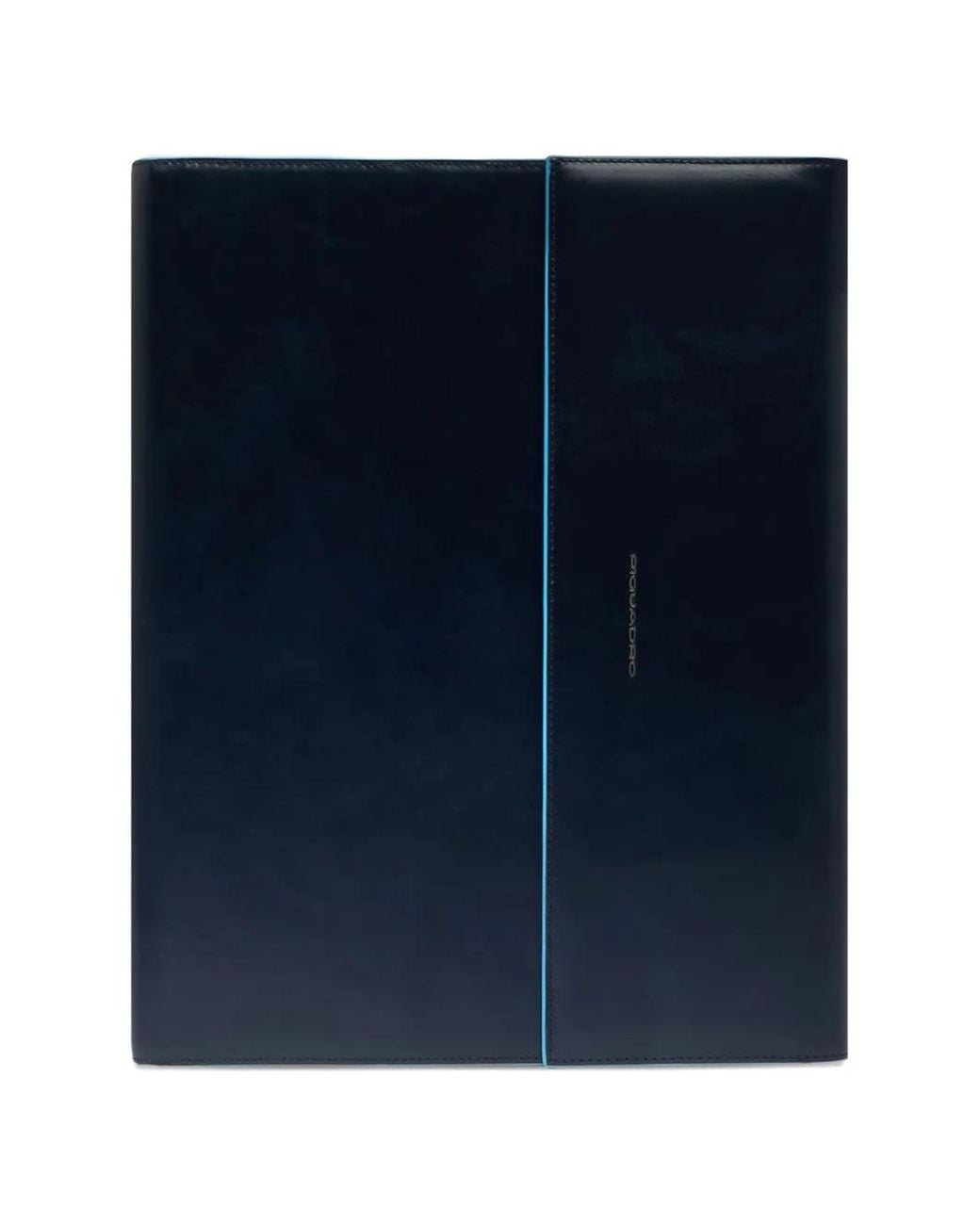 Piquadro Blue Leather Notepad Holder