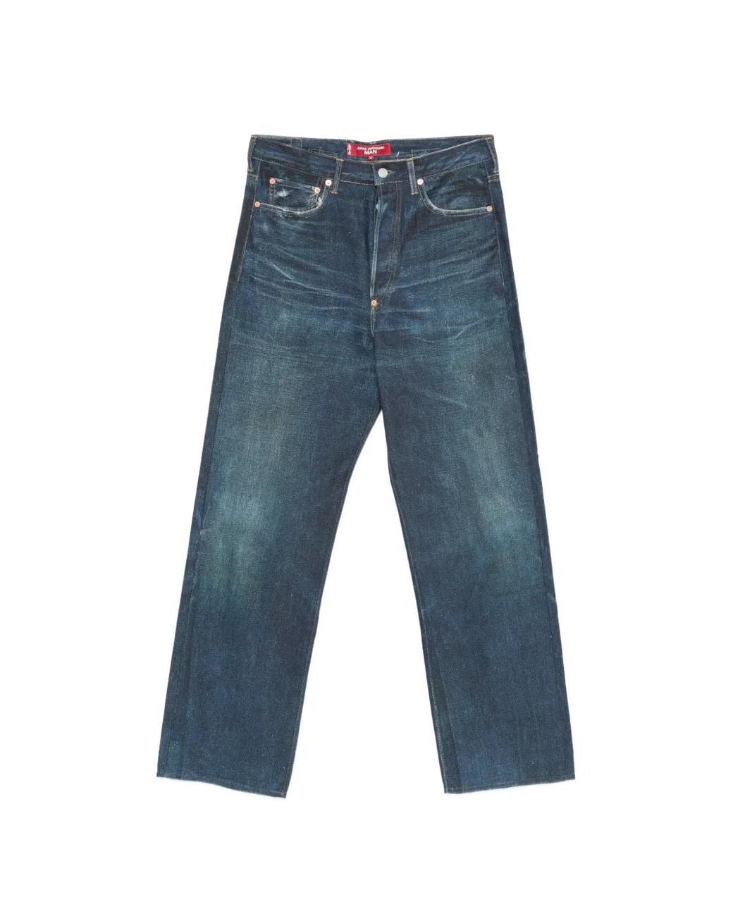 Vaqueros Con Efecto Degradado Junya Watanabe de hombre de color Blue