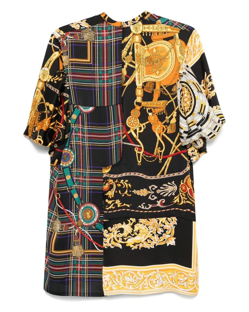 Junya Watanabe Black Puff-Sleeve Blouse