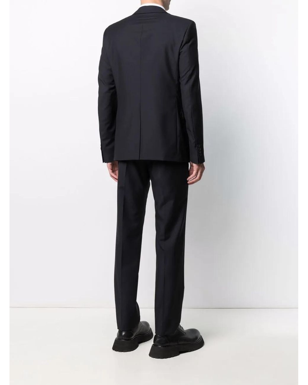Prada Black Single-Breasted Virgin Wool-Blend Suit for men