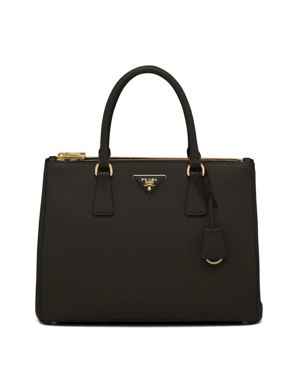 Prada Black Galleria Large Saffiano-Leather Tote Bag