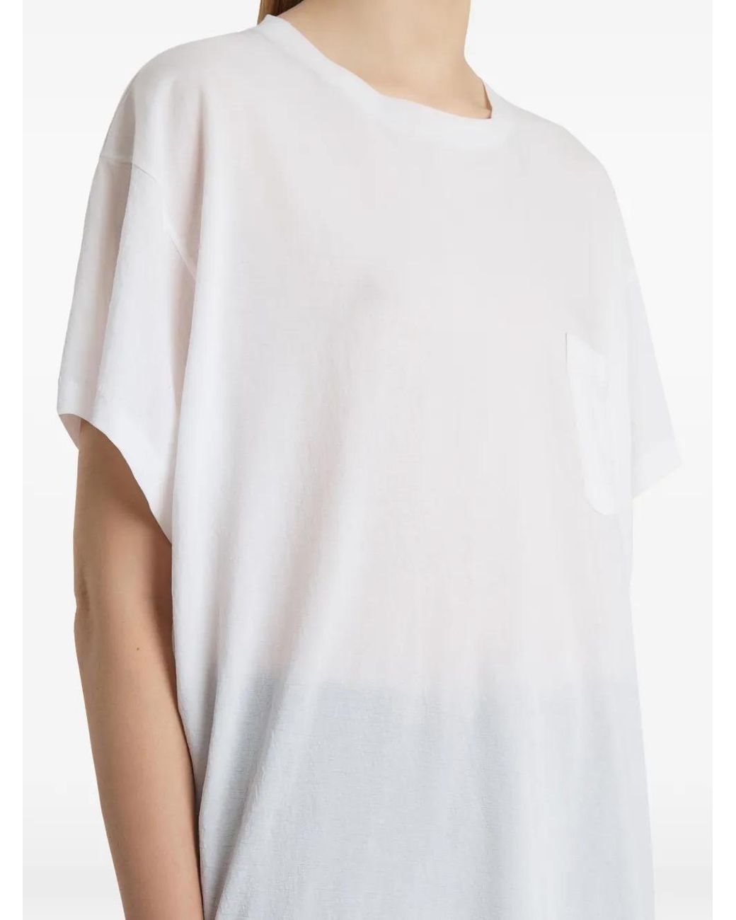 Khaite White Wanda T-Shirt