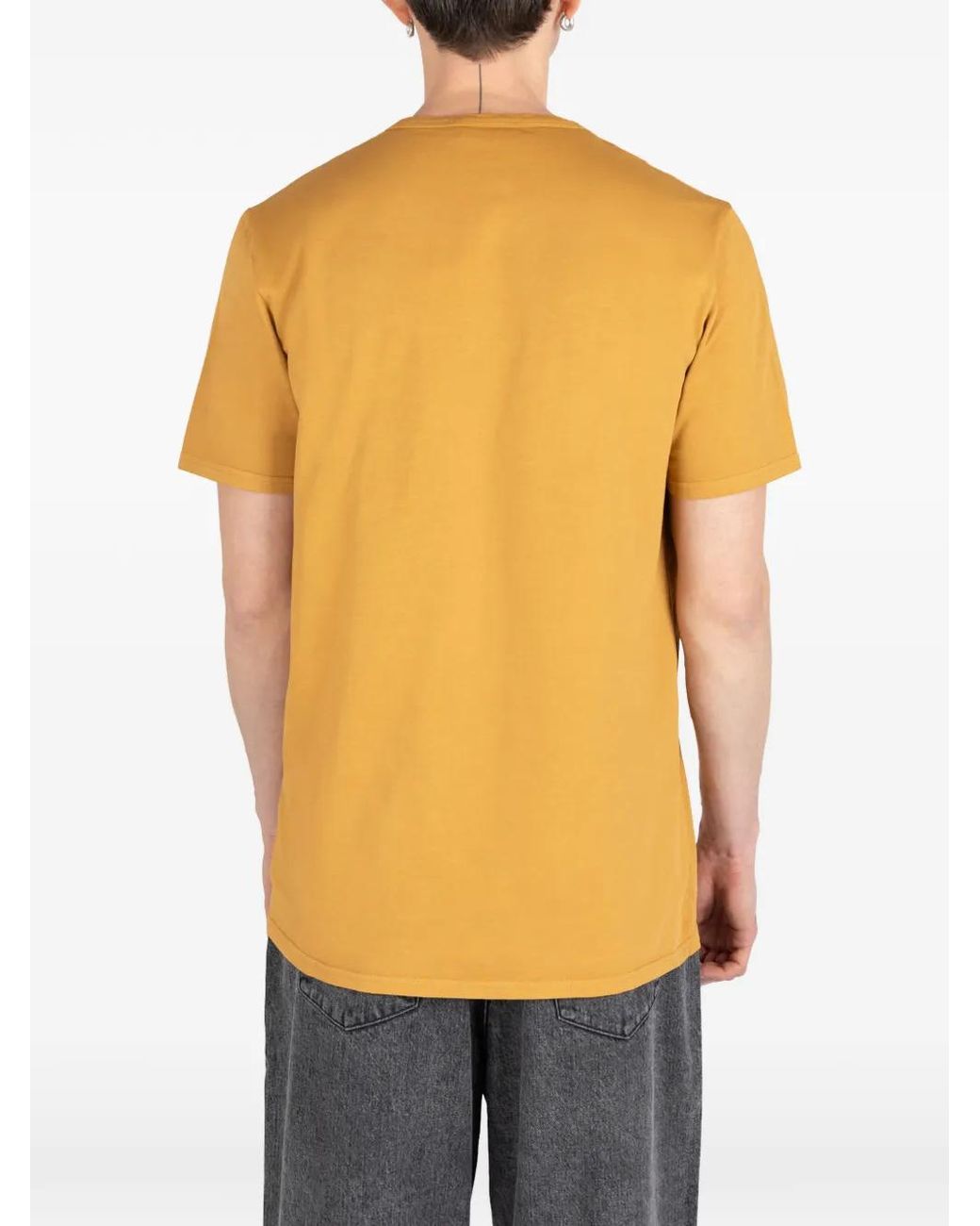 Societe Anonyme Yellow T-Shirt Sunny À Manches Courtes