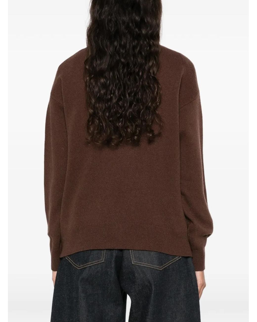 Mc2 Saint Barth Brown X Peanuts Snoopy-Intarsia Knit Sweater