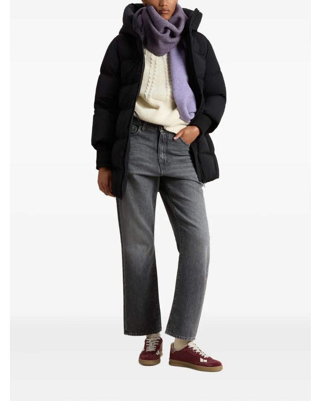 Woolrich Black "Cloud Madison" Coat