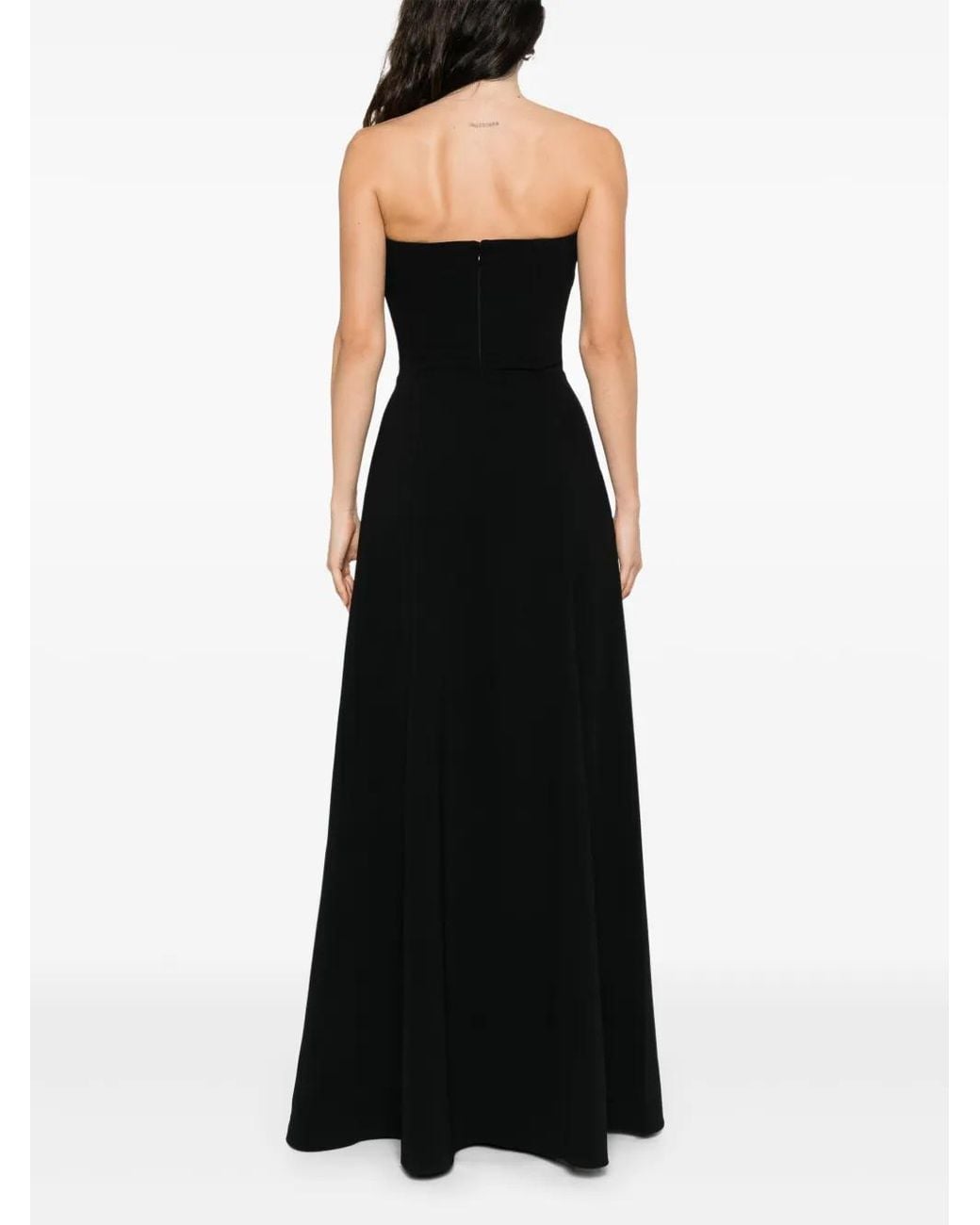 Solace London Black Helena Maxi Dress