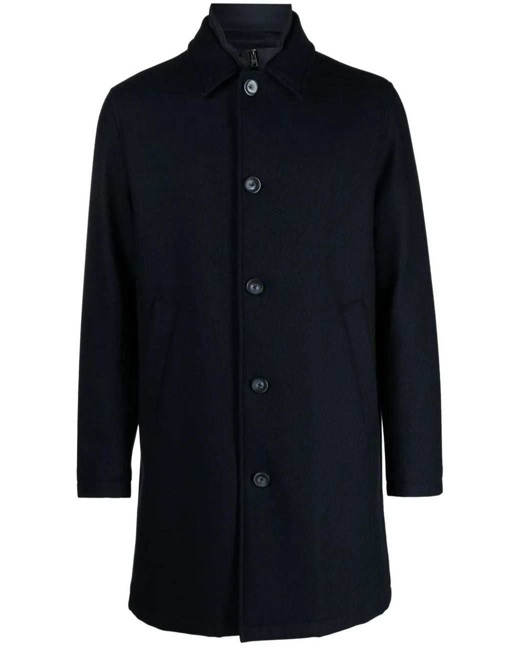 Abrigo A Capas Con Botones Herno de hombre de color Blue