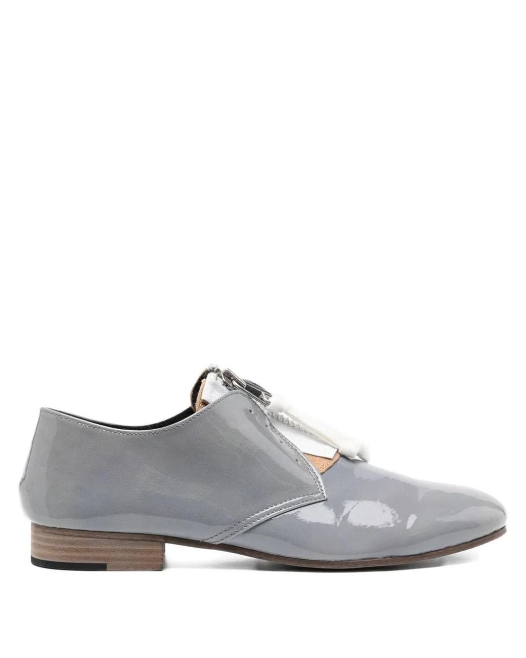 Undercover White Leather Loafers for men