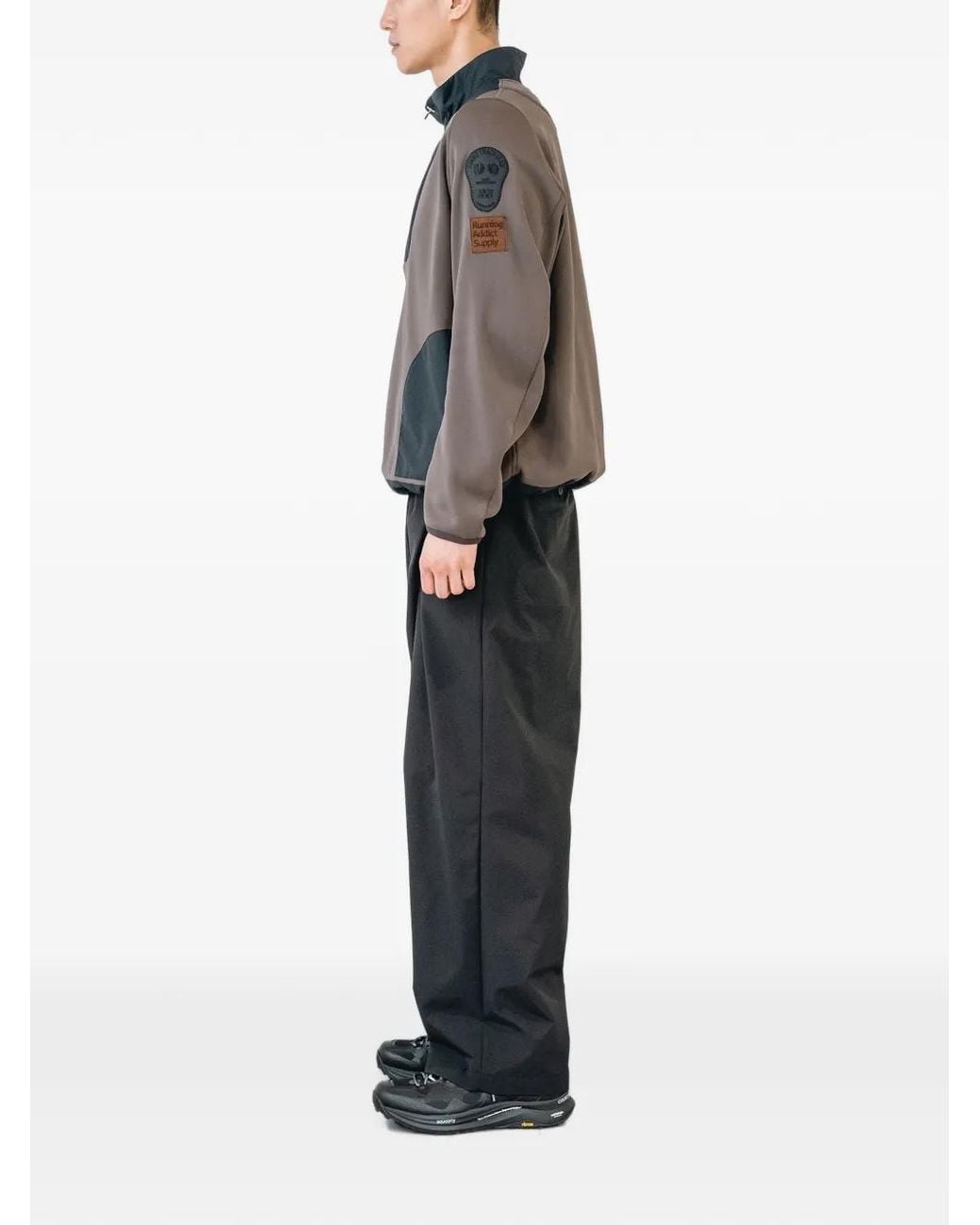 Yoshio Kubo Gray Ghost Truck Panelled Jacket for men