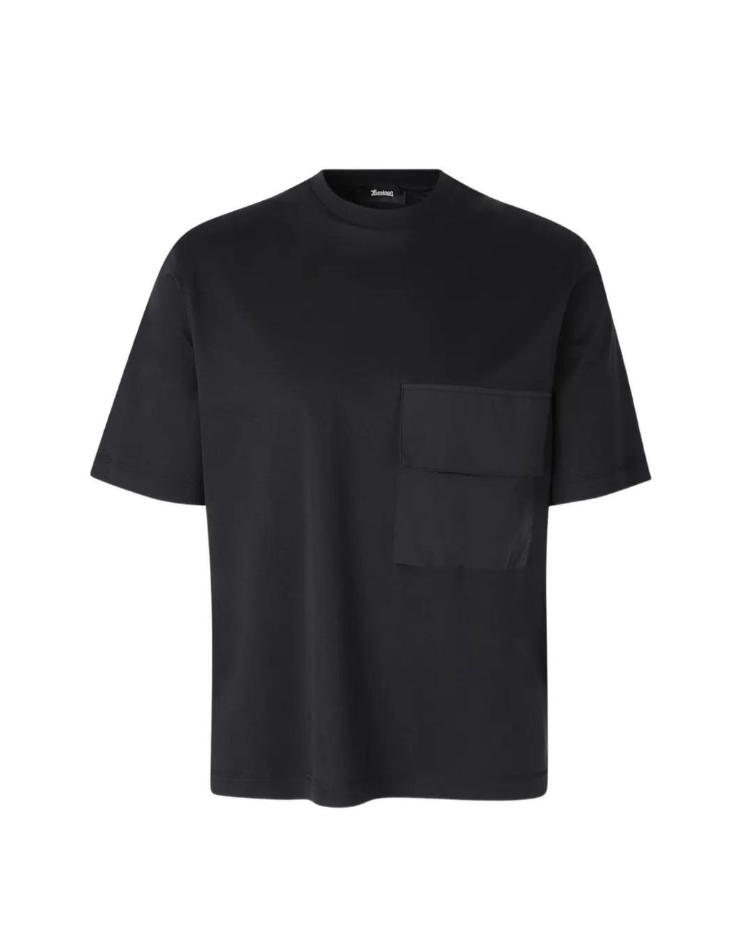 Laminar Black Pocket T-Shirt for men