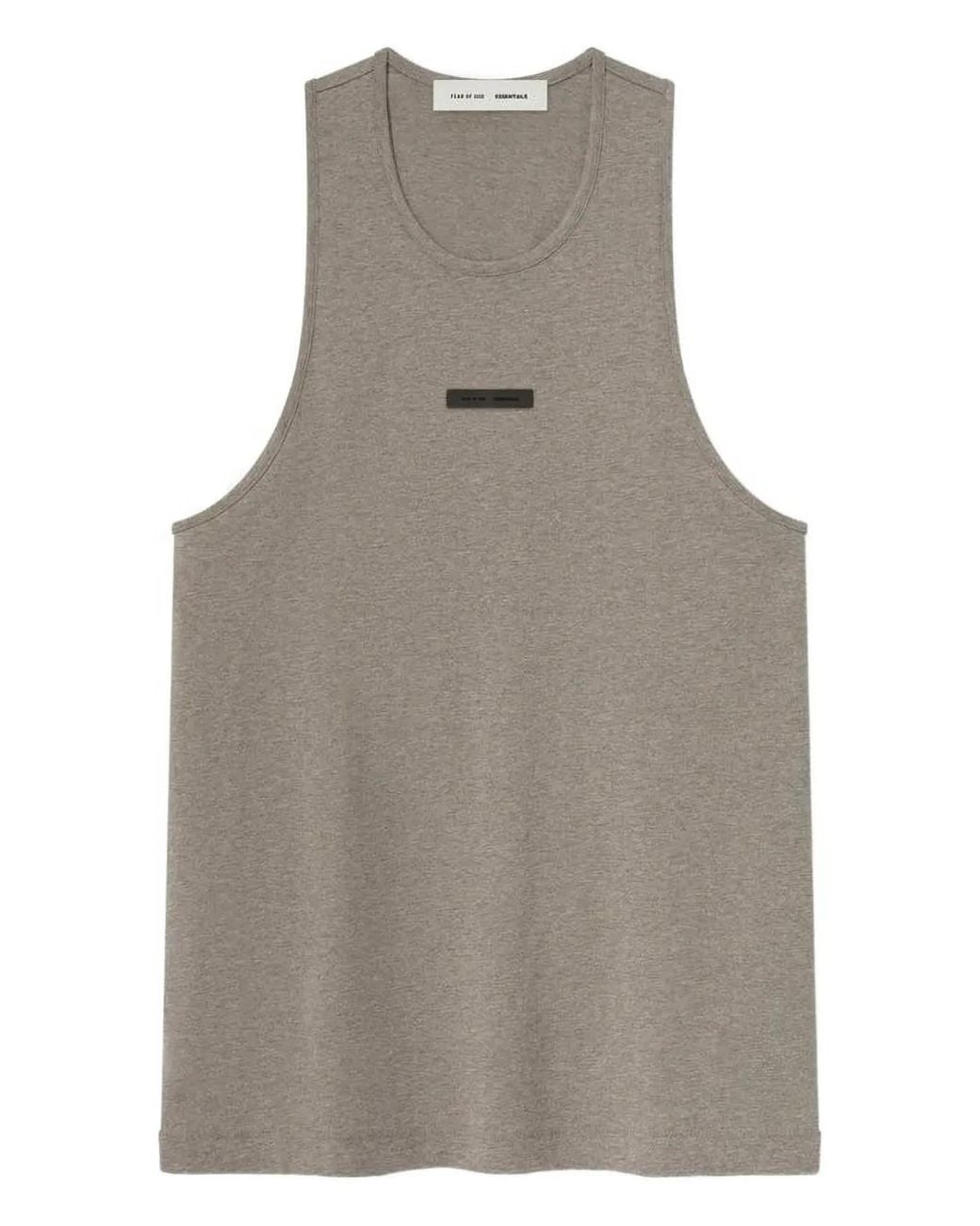 Fear Of God Gray Cotton "Homestead Heather" Tank Top for men