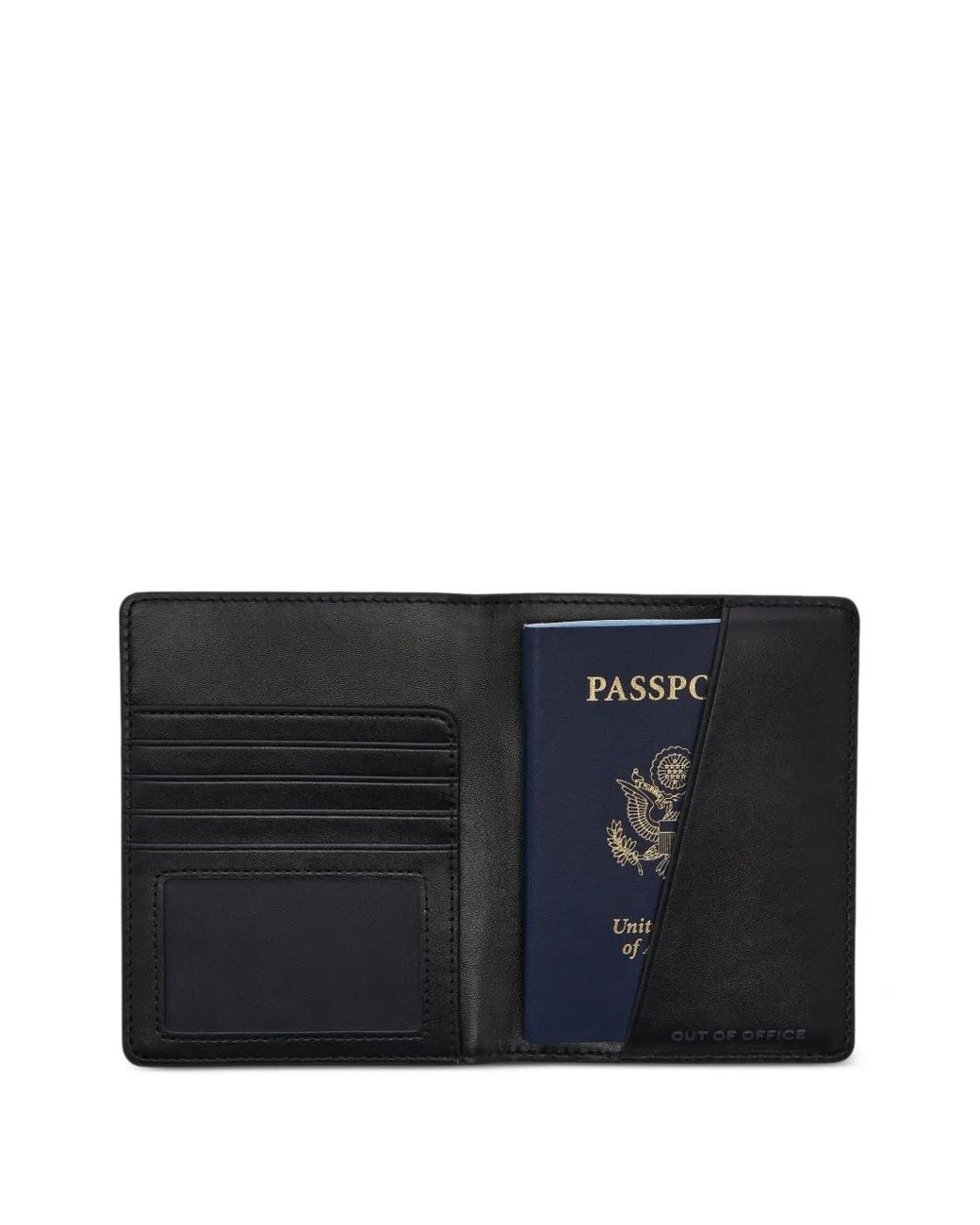 Marc Jacobs Brown Leather Passport Case