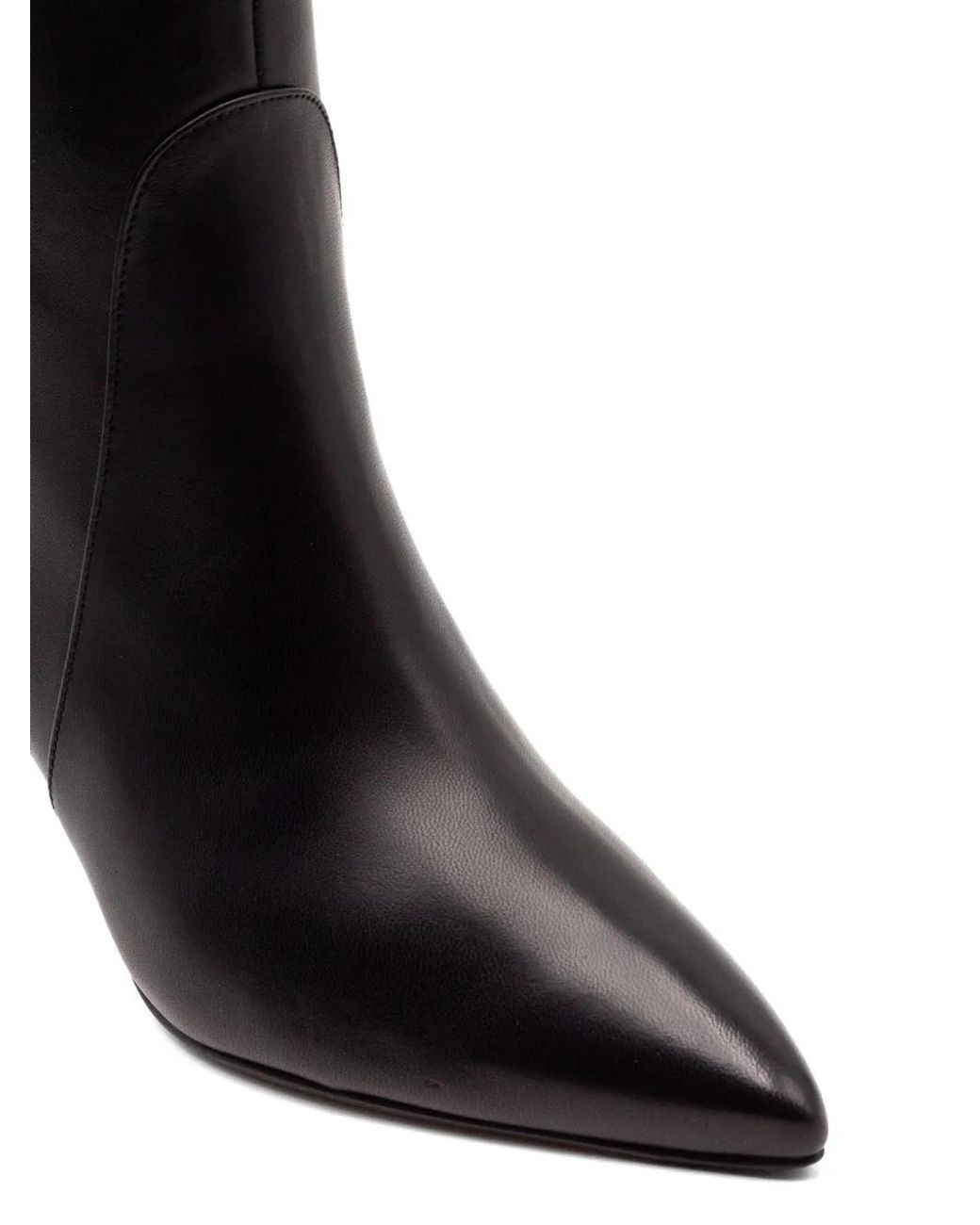 Festamilano Black Melinor Tapered-Toe Boots