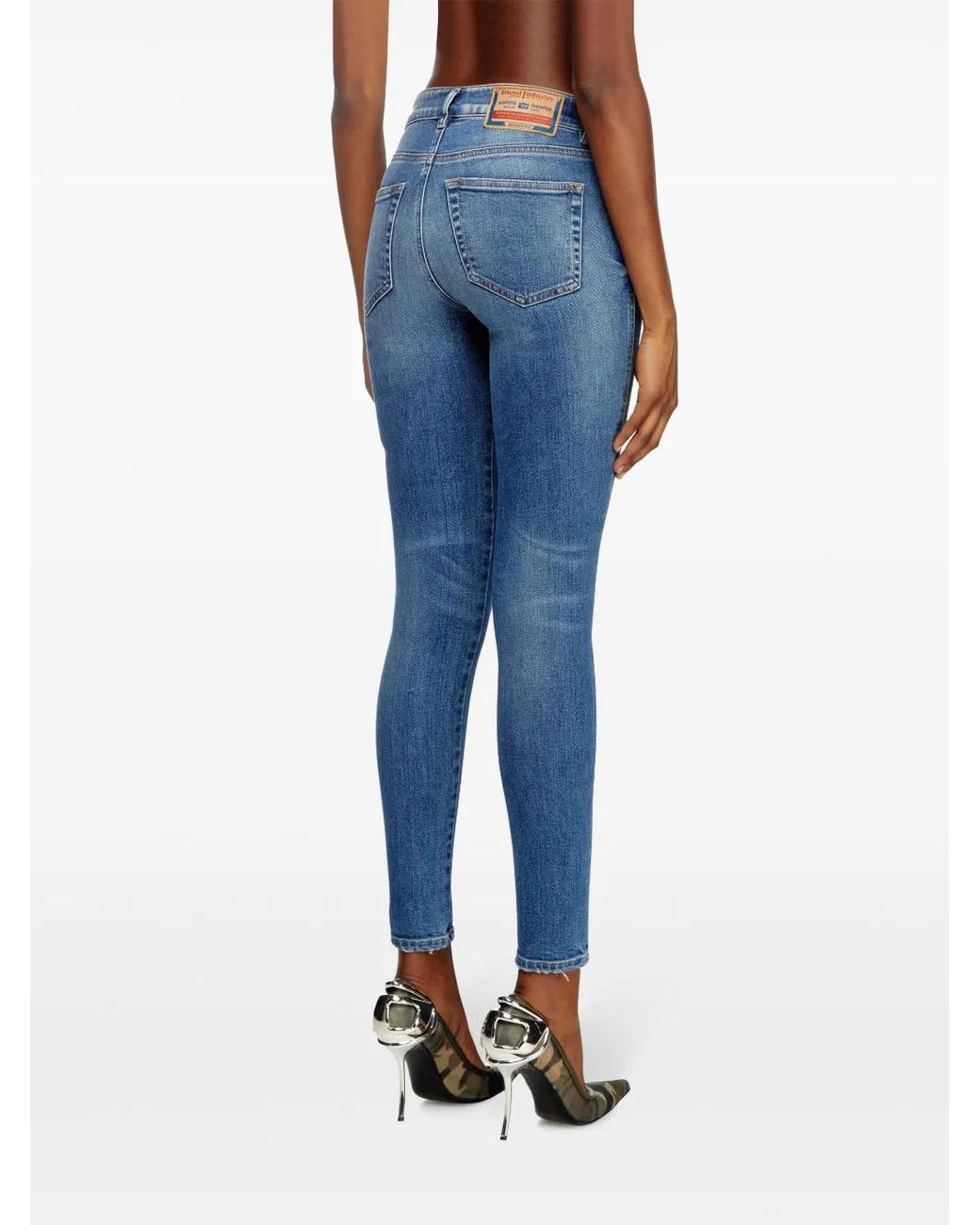 DIESEL Blue 2017 Slandy Super Skinny Jeans