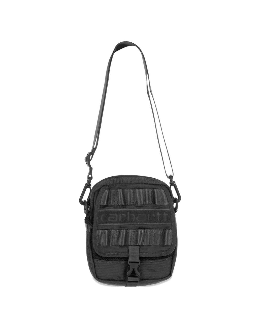 Carhartt Black Prescott Shoulder Pouch Bag for men