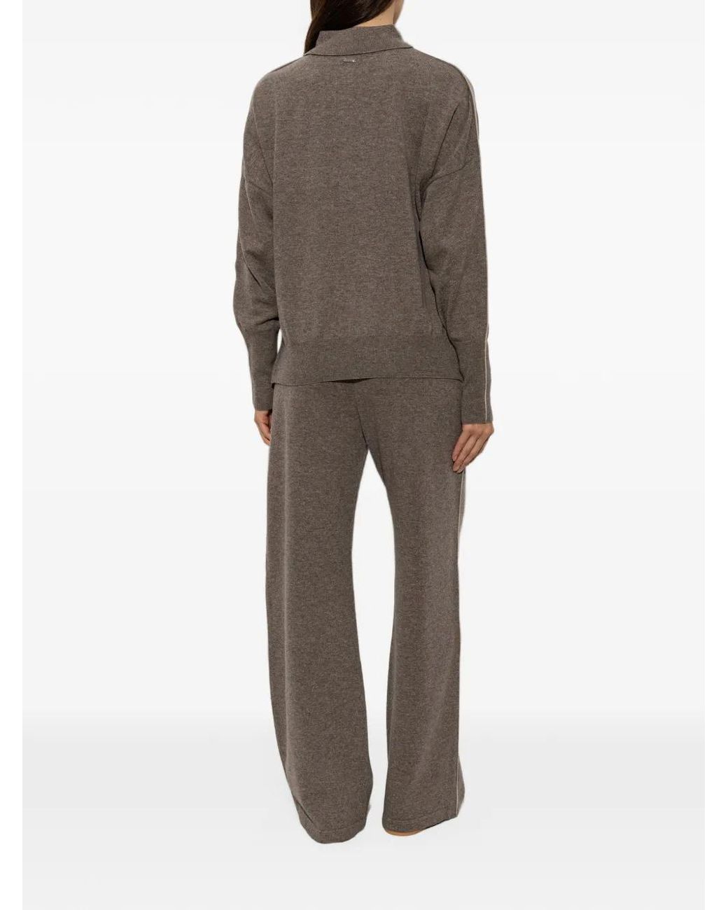 Paul & Shark Gray Knitted Tracksuit