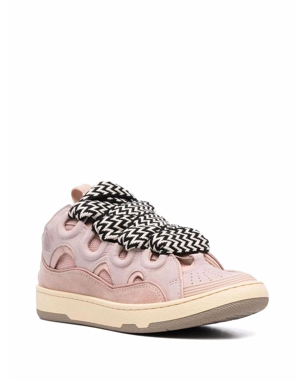 Lanvin Pink Curb Sneakers