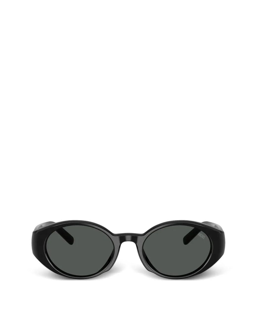 DIESEL Black Oval Sunglasses