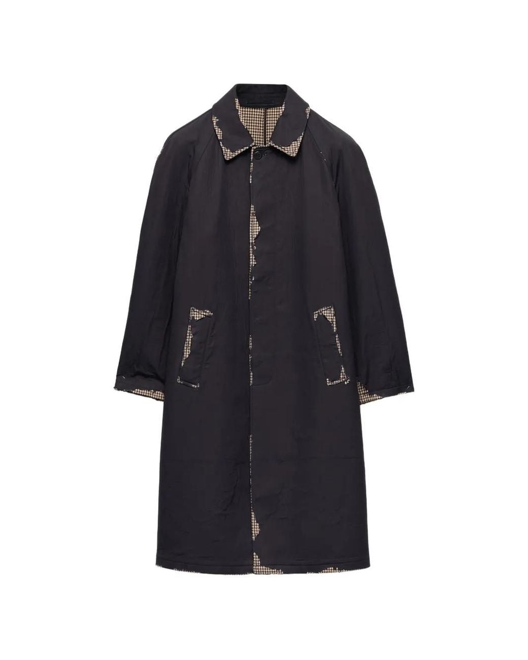 Prada Blue Bonded Devoré Cotton Coat for men