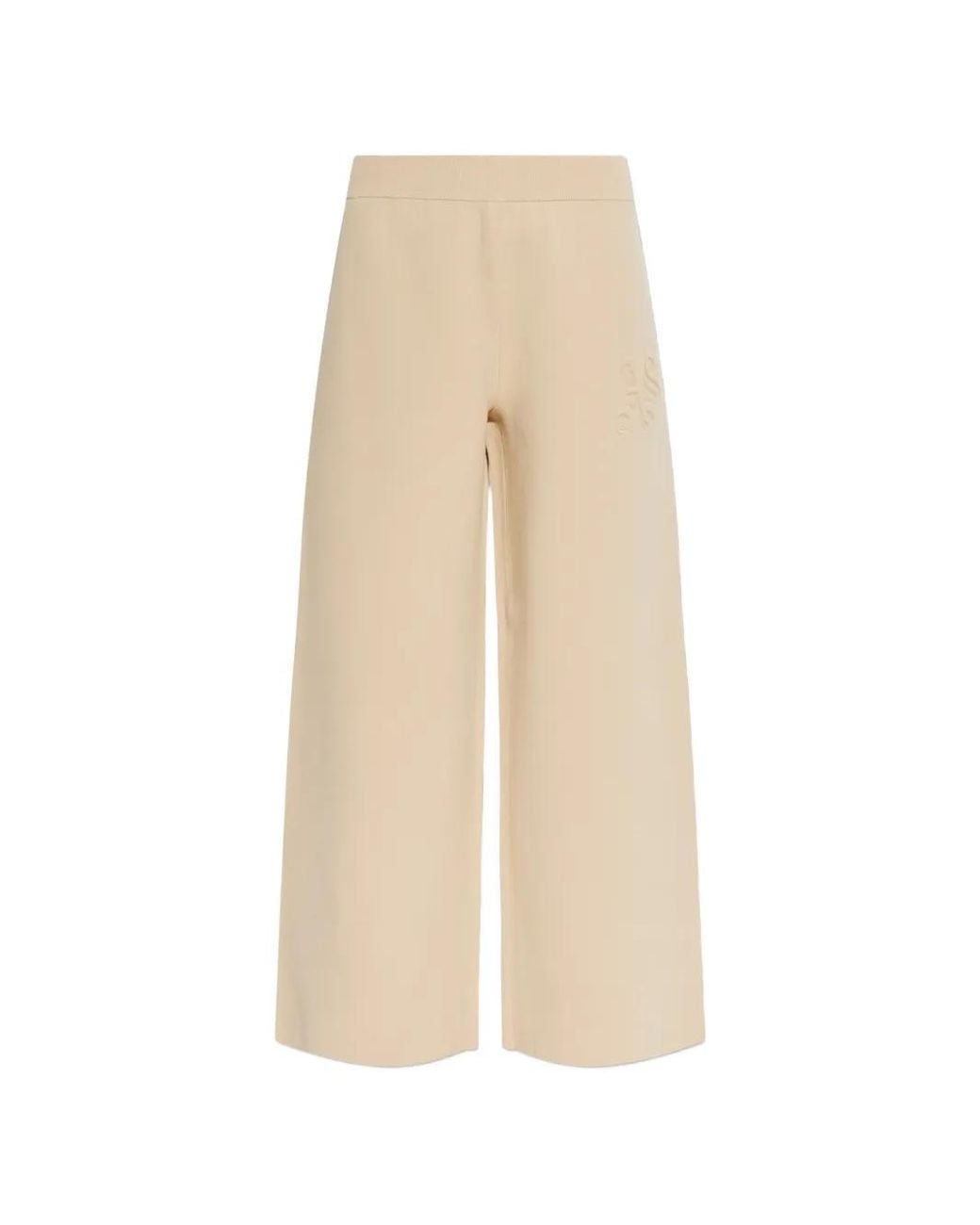 AllSaints Natural Sonny Logo-Embroidered Trousers