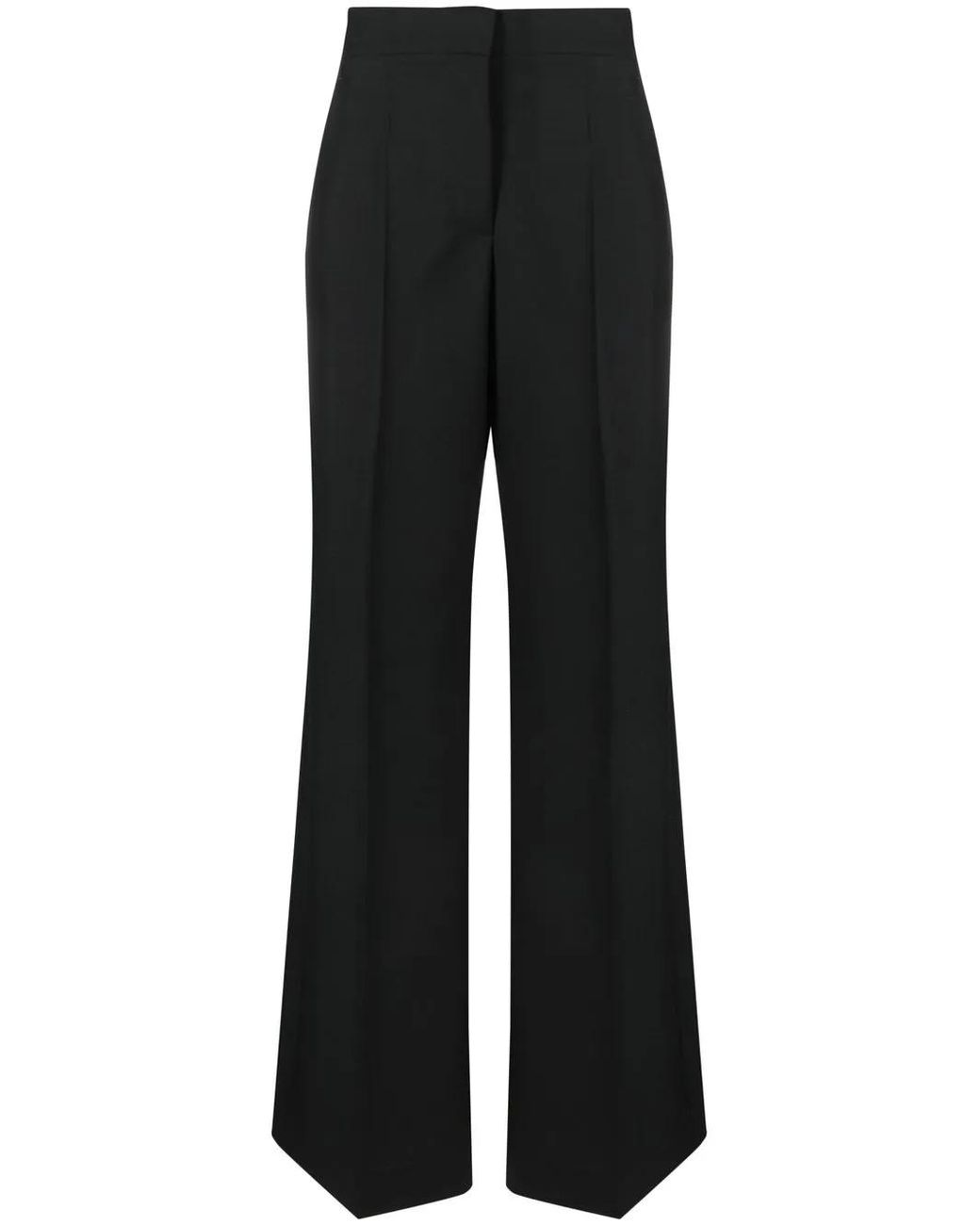 Givenchy Black Wide-Leg Tailored Trousers