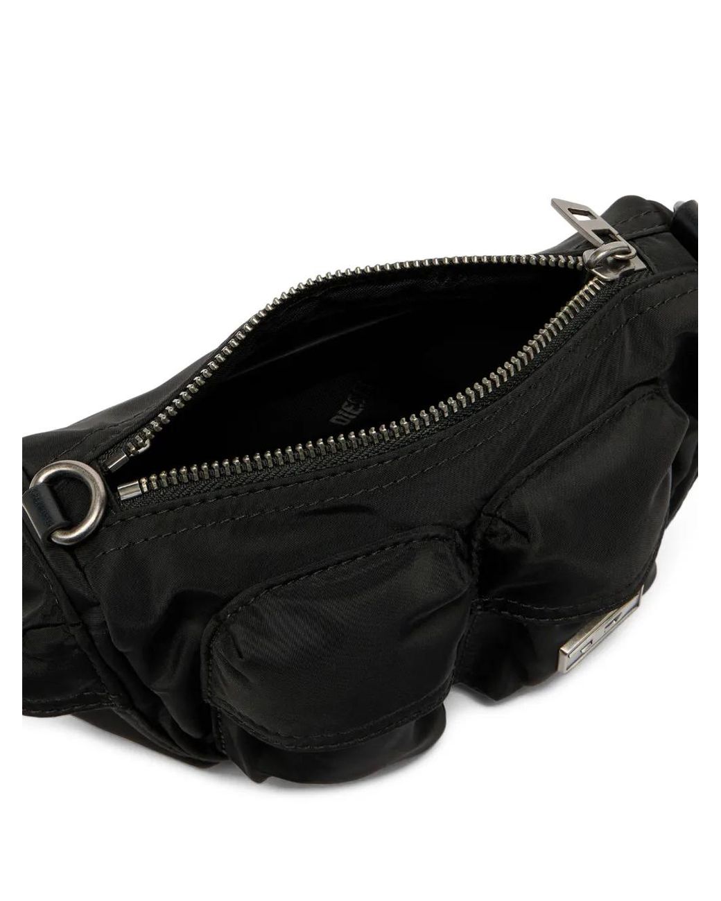 DIESEL Black Multi-Pkts Cross Body Bag