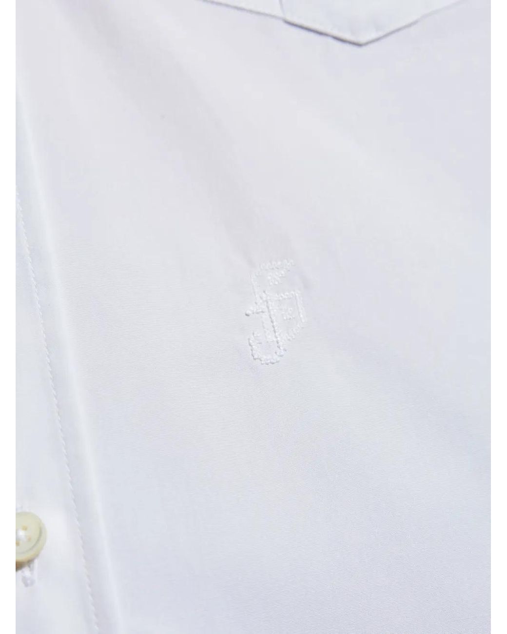 Jil Sander White Flap-Pocket Shirt for men
