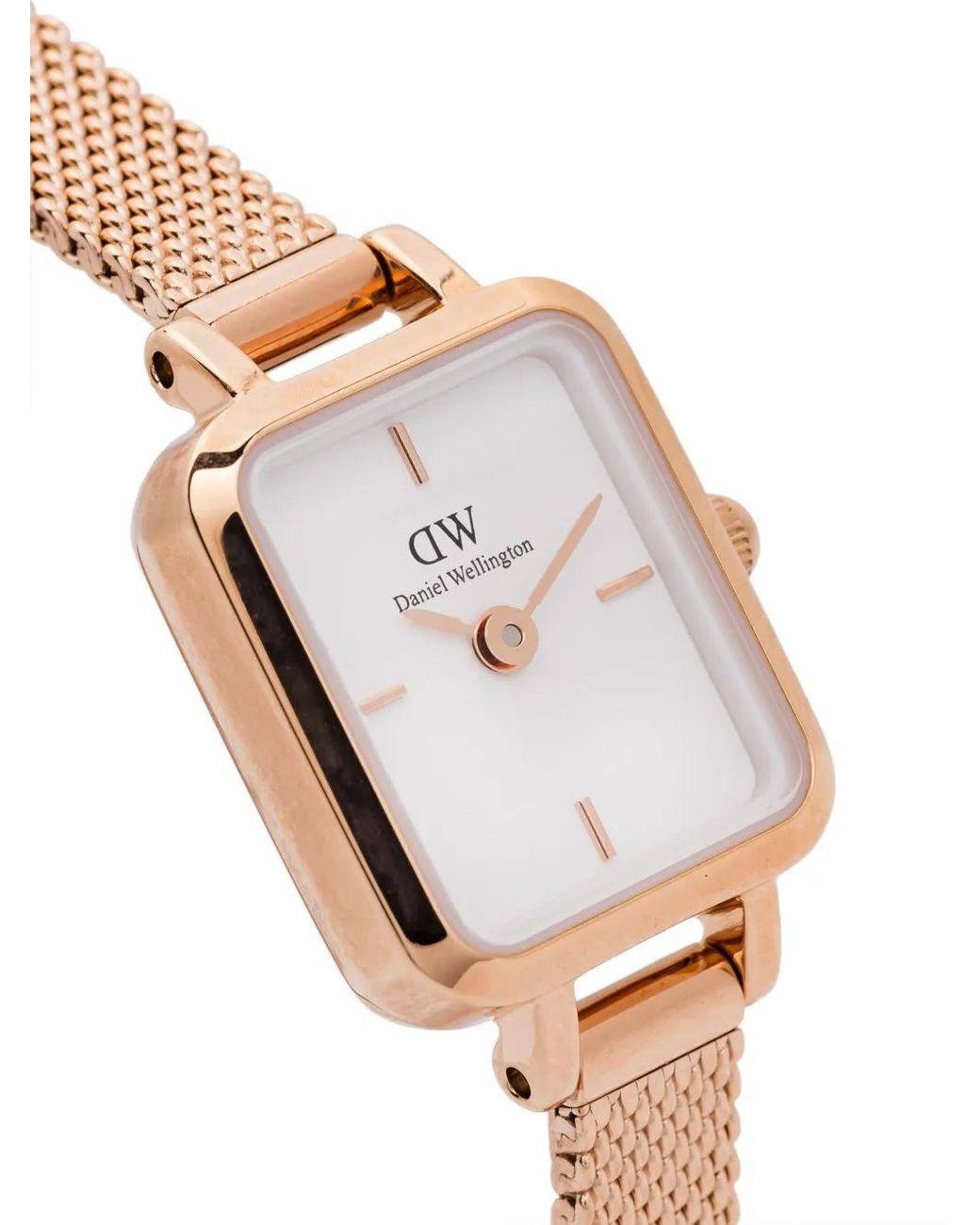 Daniel Wellington White Quadro Mini Melrose 18Mm