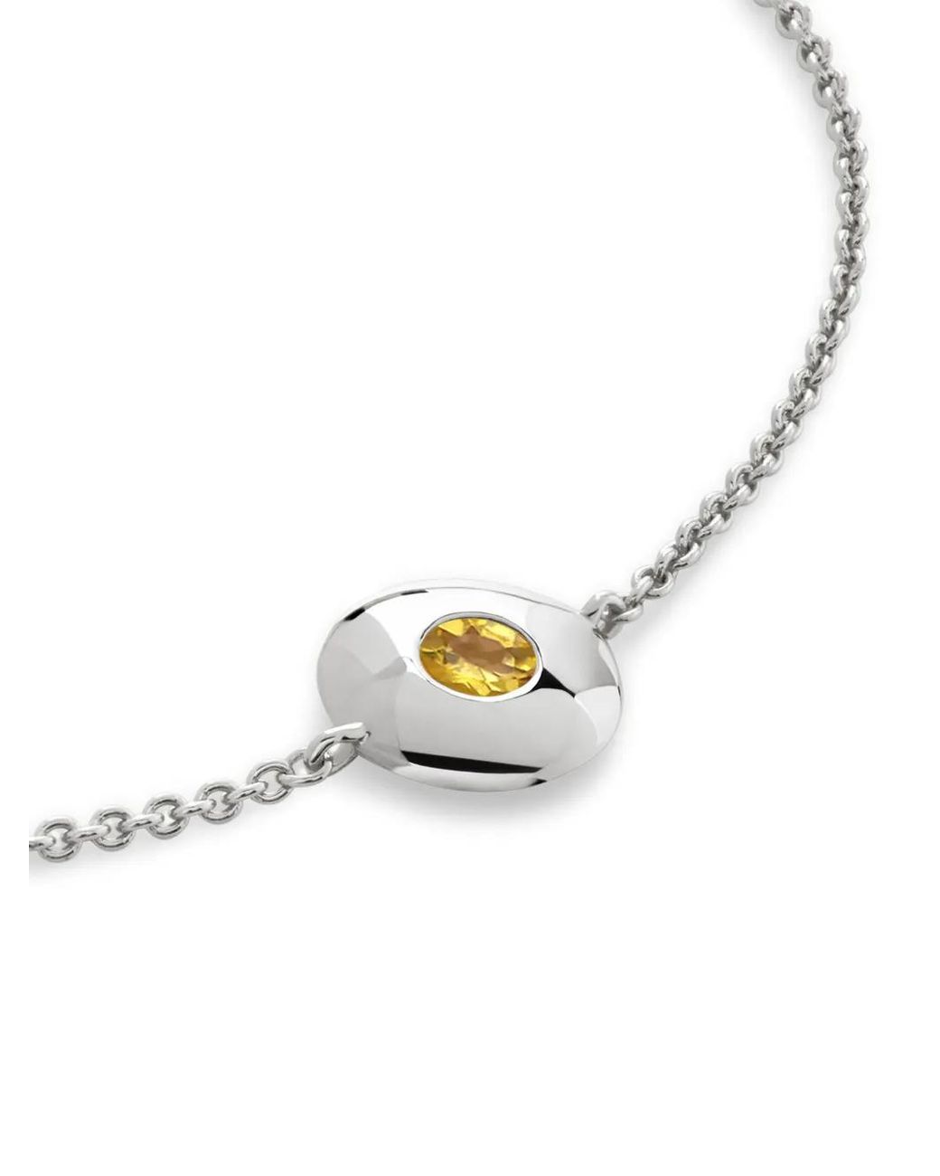 Monica Vinader White November Birthstone Bracelet