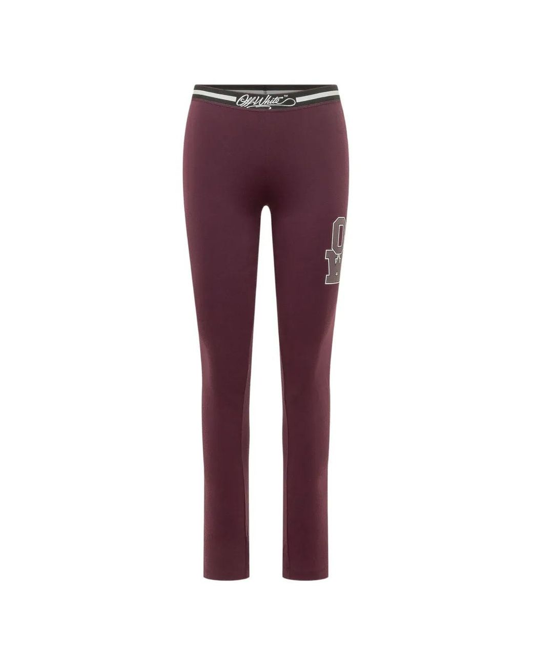 Off-White c/o Virgil Abloh Purple Legging À Logo Imprimé