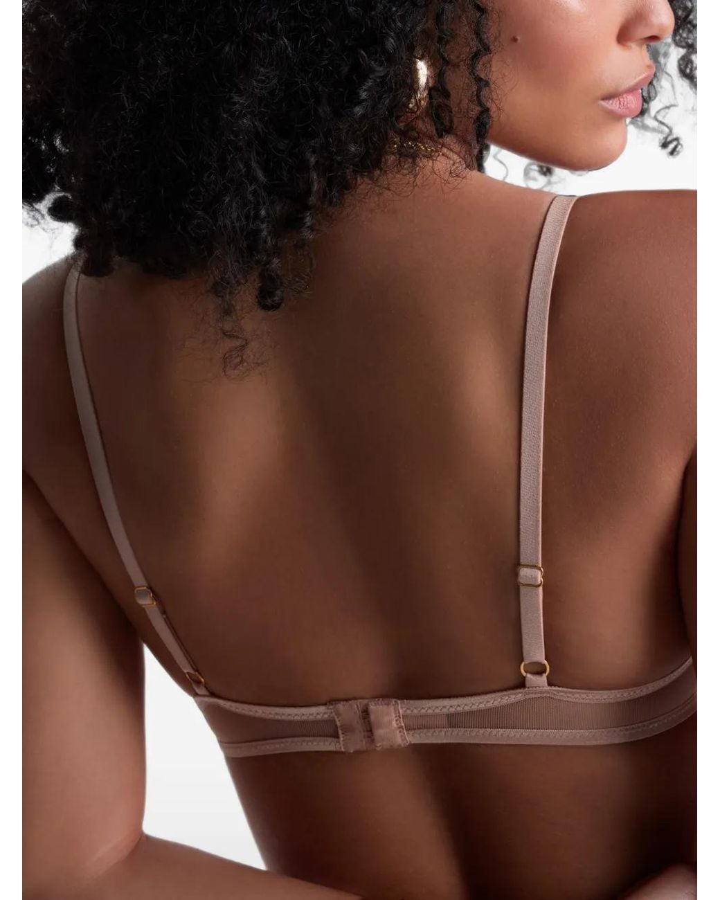 Aubade Pink Sound Of Heart Embroidered Bra