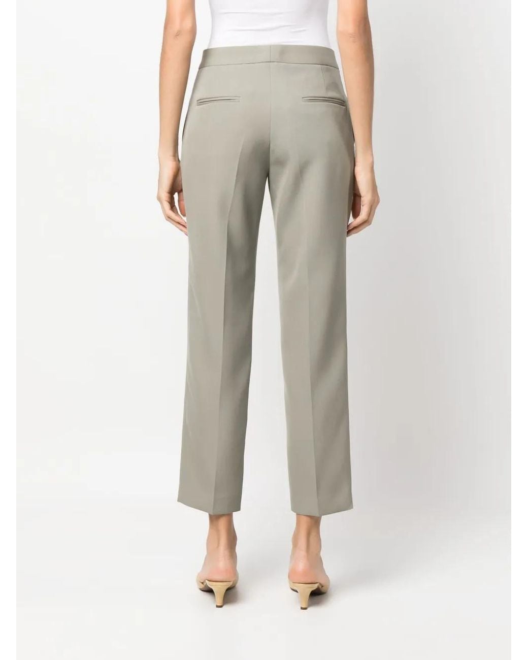 Jil Sander Straight Broek in het Natural