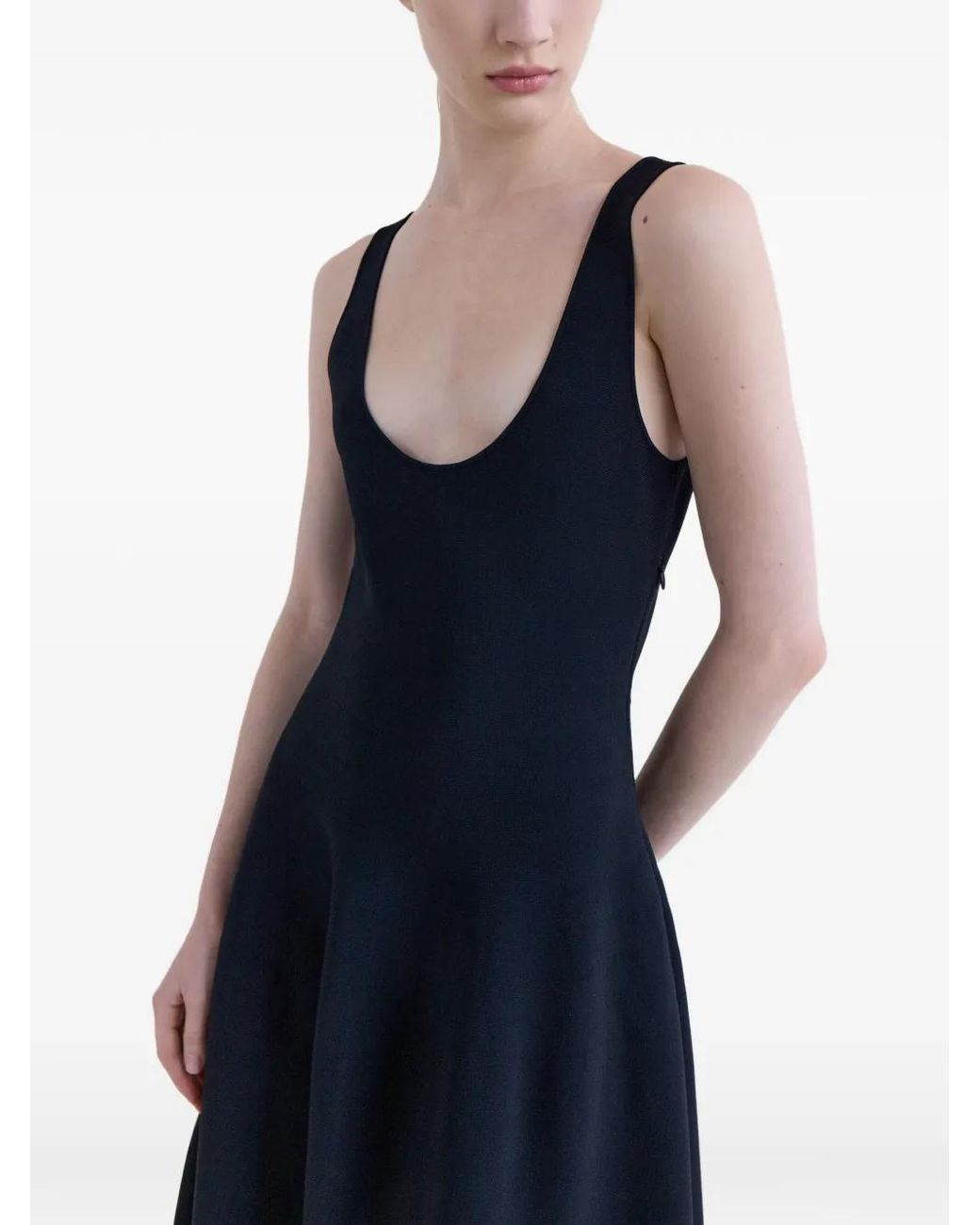FFORME Black Lili Sleeveless Midi Dress