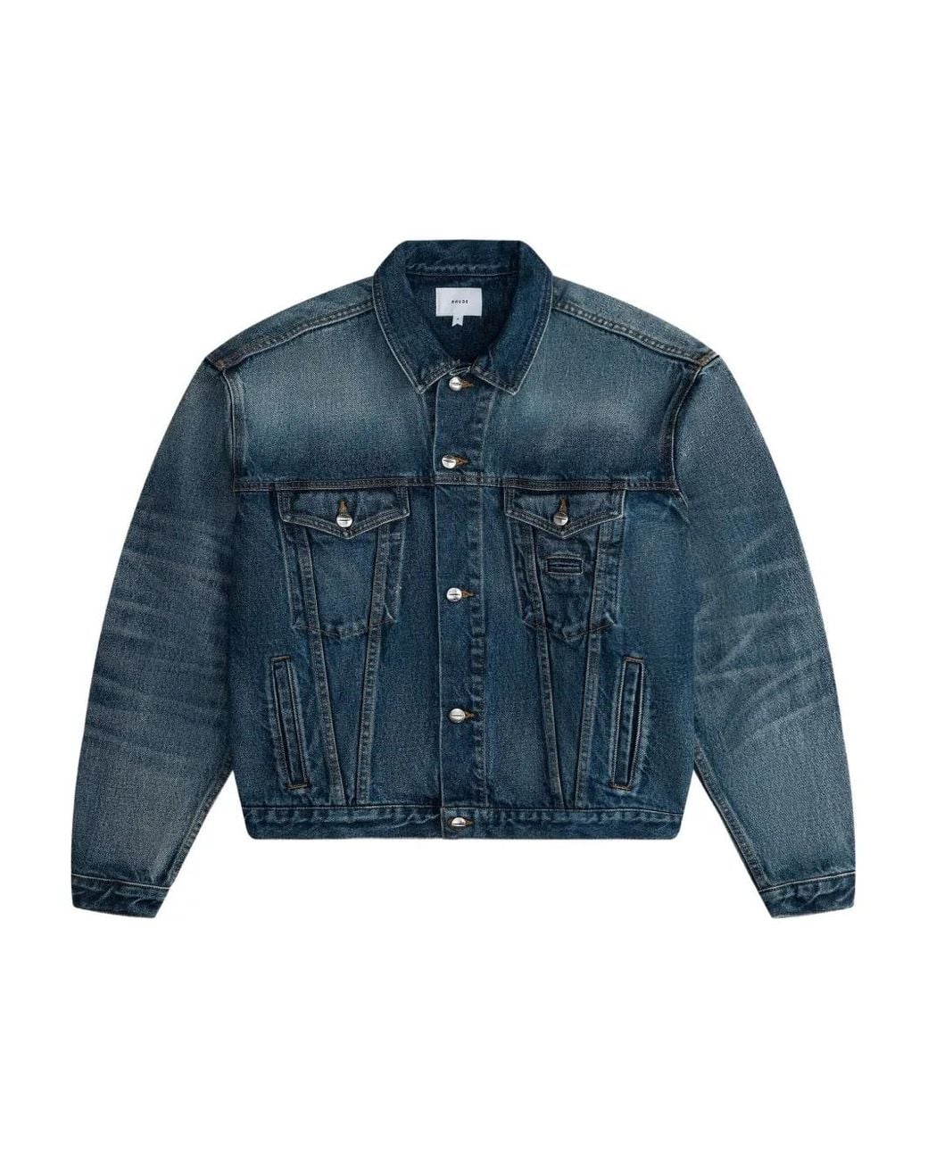 Rhude Blue Pocket Denim Jacket